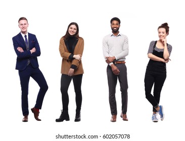 Group Full Body People Stock Photo 602057078 