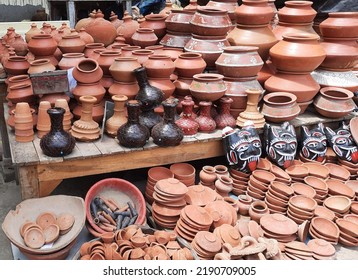 A Group Of Hand Made Pottery