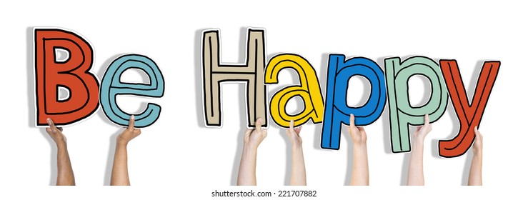 Group Hands Holding Word Be Yourself Stock Photo (Edit Now) 261321941