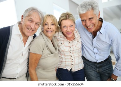 Group Of Happy Active Senior People