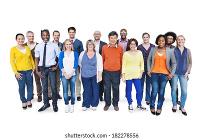 Group Of Happy Multi-Ethnic And Diverse People