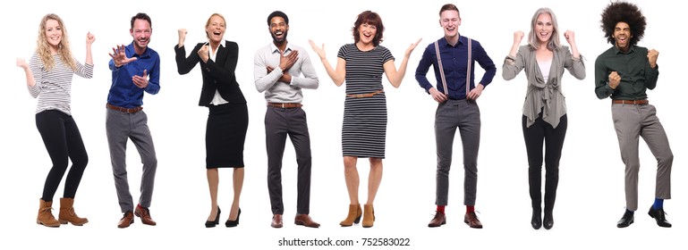 Group of happy people - Shutterstock ID 752583022