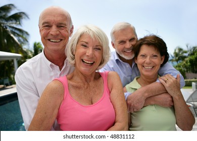 Group Of Happy Senior People