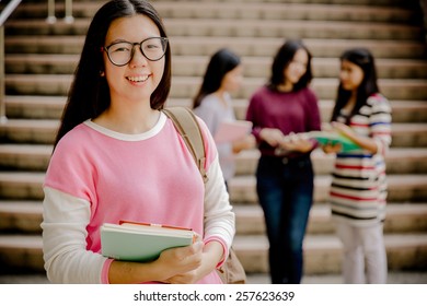 Group Happy Teen High School Students Stock Photo (Edit Now) 260311208