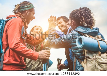 Image, Stock Photo The survival of the trees in the moorland forest