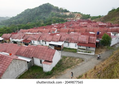 A Group Of Houses Or Other Buildings Built Together