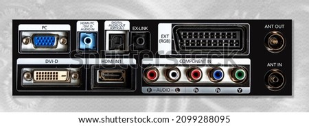 Group interfaces inputs outputs audio video components