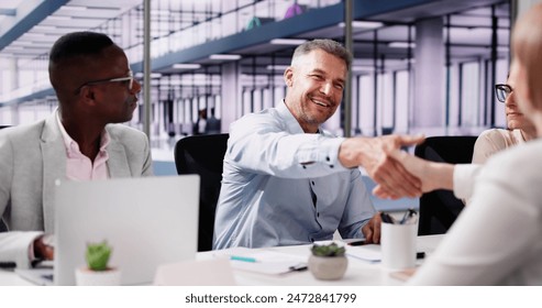 Group Job Employment Interview And Recruitment In Office - Powered by Shutterstock