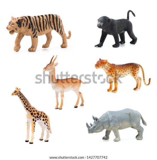 plastic jungle animals