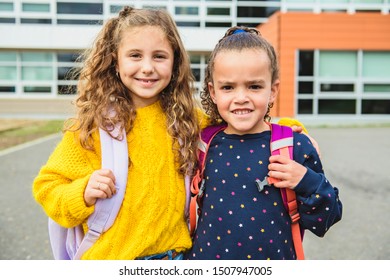 Group Kids Friend On School Background Stock Photo 1507947005 ...