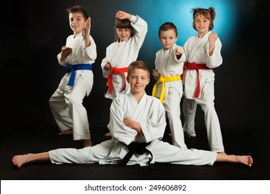 Group Kids Karate Martial Arts