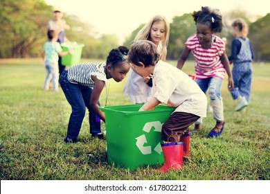 Group of kids school volunteer charity environment - Powered by Shutterstock