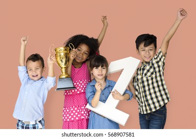 Group Of Kids Trophy Competition Winner