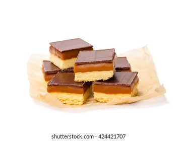 Group  Of Luxury Millionaires Shortbread Isolated 