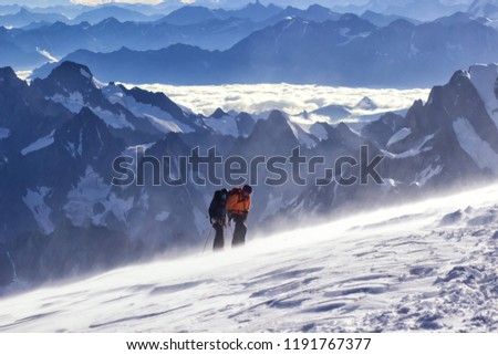 Similar – Über den Wolken Wolkenberg