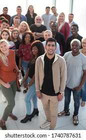 Group Of Multiethnic Business People Standing