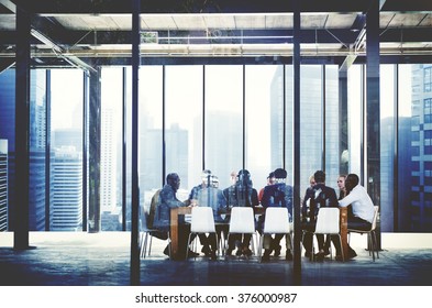 Group of Multi-Ethnic People Meeting Social Networking Concept - Shutterstock ID 376000987