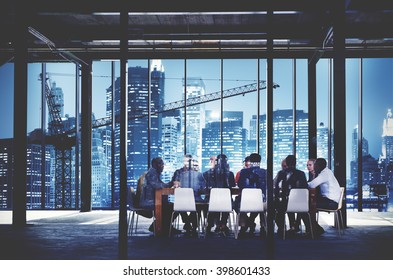 Group of Multi-Ethnic People Meeting Social Networking Concept - Shutterstock ID 398601433