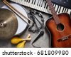 musical instruments background