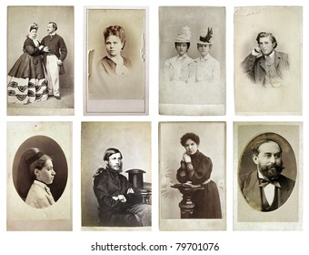 group of old photographs of the late nineteenth century