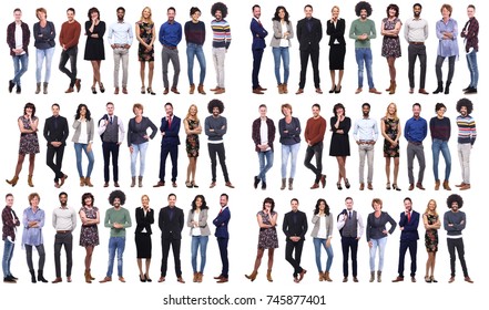 Group of ordinary people - Shutterstock ID 745877401