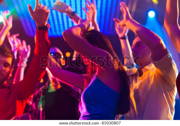 Group Party People Men Women Dancing Stock Photo (Edit Now) 85030807