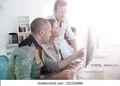 Group Of People Attending Management Training Course