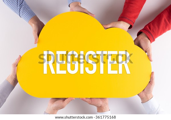 Group People Cloud Technology Register Concept Stock Photo 361775168 ...