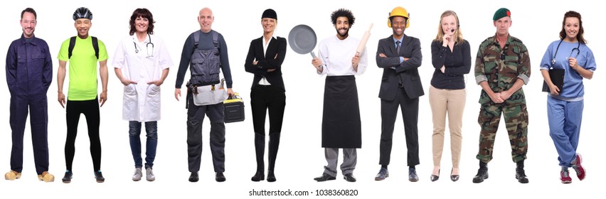 Group Of People With Different Professions