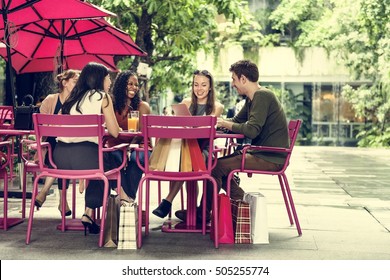 Group of People Dining Concept