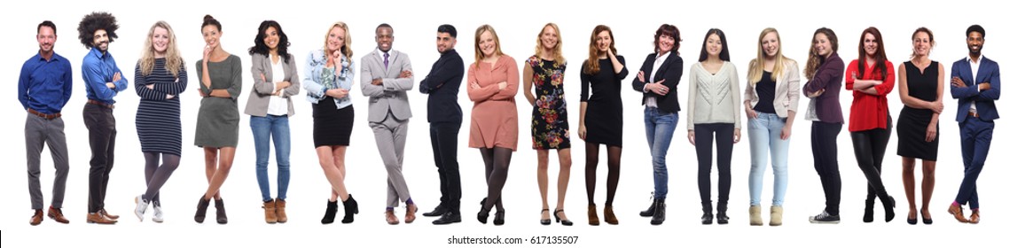 Group People Full Body Stockfoto 617135507 | Shutterstock