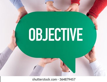 Group Of People Message Talking Communication OBJECTIVE Concept