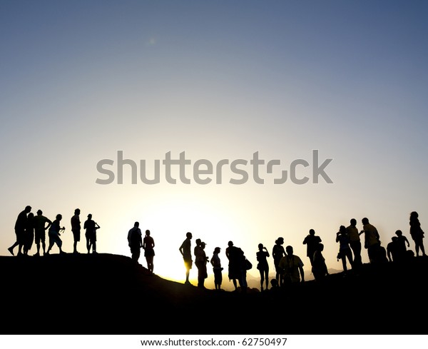 Group People On Top Mountain Sinai Stock Photo (Edit Now) 62750497