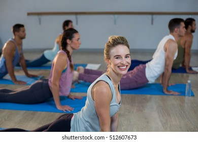 Group People Performing Yoga Gym Stock Photo 512607673 | Shutterstock