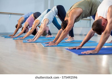 Group People Performing Yoga Gym Stock Photo (Edit Now) 575492596