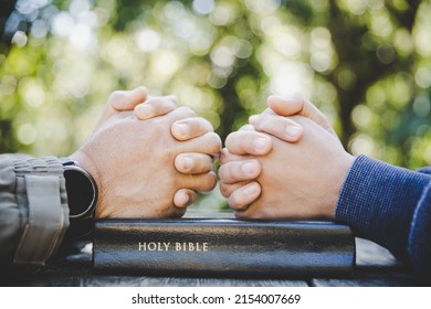 Group of people praying worship believe. soft focus, praying and praise together at home. devotional or prayer meeting concept. - Shutterstock ID 2154007669