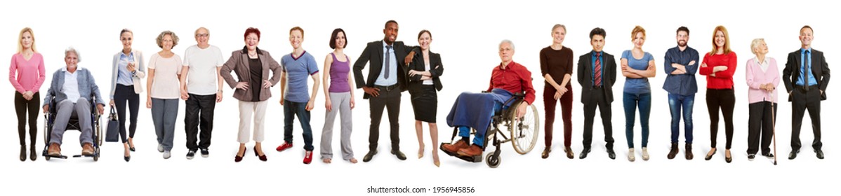 Group of people stand together as a diversity through inclusion and inclusion concept - Powered by Shutterstock