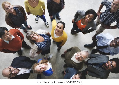 Group of People Team Diversity Smiling Concept - Shutterstock ID 344191121