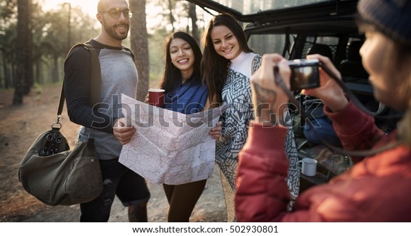 Group of People Traveling
Concept