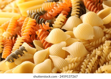 Group photo of various types of pasta - Powered by Shutterstock