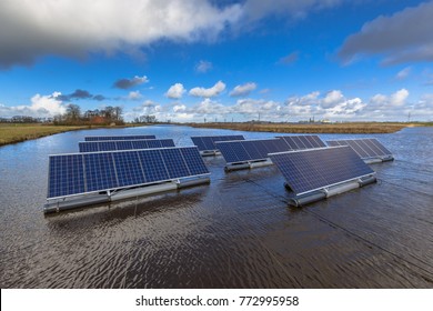 Group Of Photovoltaic Panels Floating On Open Water Bodies Can Represent A Serious Alternative To Ground Mounted Solar Systems