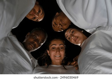 Group portrait of female soccer players - Powered by Shutterstock