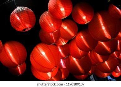 Group of red lanterns