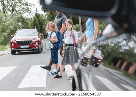 Similar – Image, Stock Photo Cross on the road from Dingl, Northern Ireland