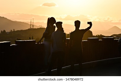 Group Selfie, Golden Hour Time