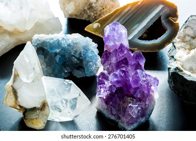 Group of semi precious stones
