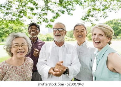 Group of Senior Retirement Friends Happiness Concept - Powered by Shutterstock