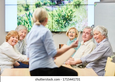 Group of seniors in the adult education workshop at the adult education center - Powered by Shutterstock