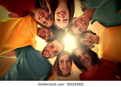 A group of smiling people - Shutterstock ID 303243302