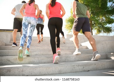 1,757 Group Of People Running Steps Images, Stock Photos & Vectors ...